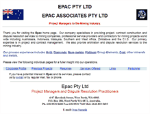 Tablet Screenshot of epac.aust.com